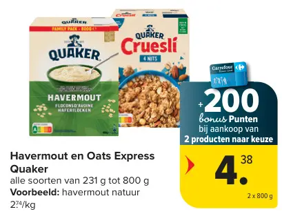 Aanbieding: Havermout en Oats Express