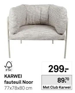 Aanbieding: Fauteuil Noor
