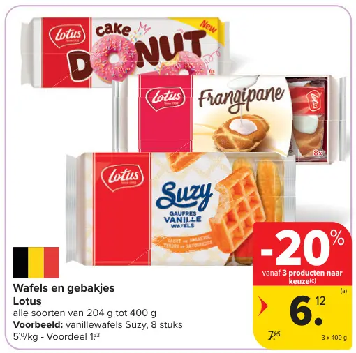 Promotie: Wafels en gebakjes