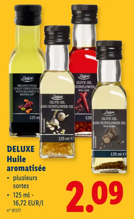 Offre: Huile aromatisée