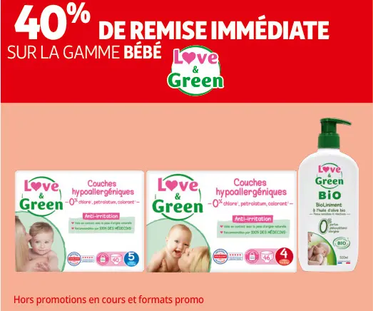 Promotie: Couches hypoallergéniques