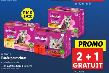 Offre: Pâtée pour chats