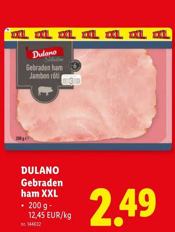 Promotie: DULANO Gebraden ham XXL