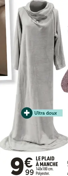 Offre: Le plaid à manche