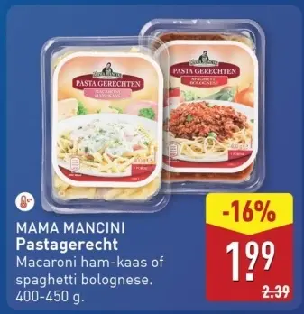 Aanbieding: Mama Mancini Pastagerecht