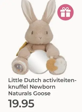 Aanbieding: activiteitenknuffel Newborn Naturals Goose