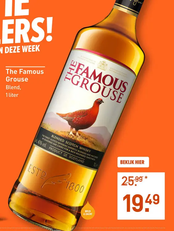 Aanbieding: The Famous Grouse