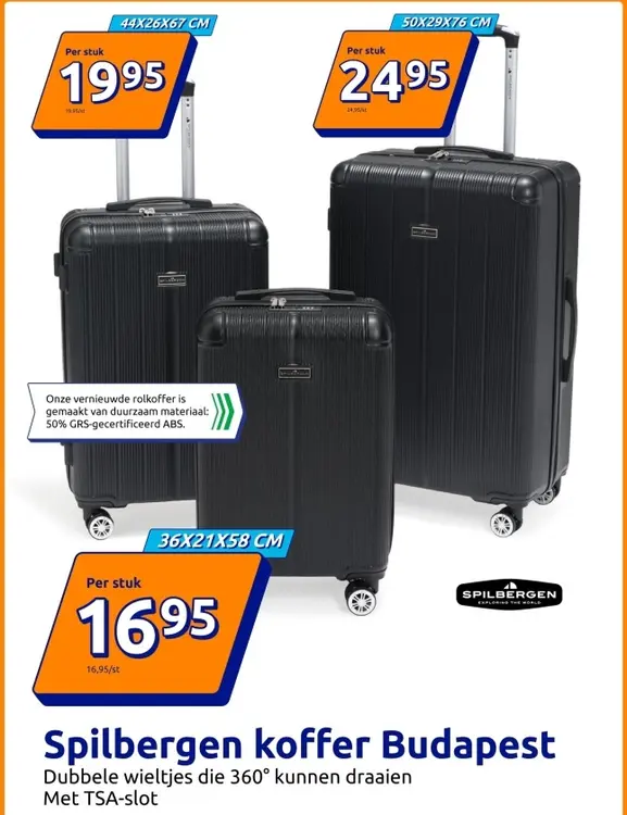 Aanbieding: Spilbergen koffer Budapest