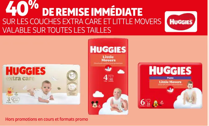 Offre: Couches Extra Care et Little Movers