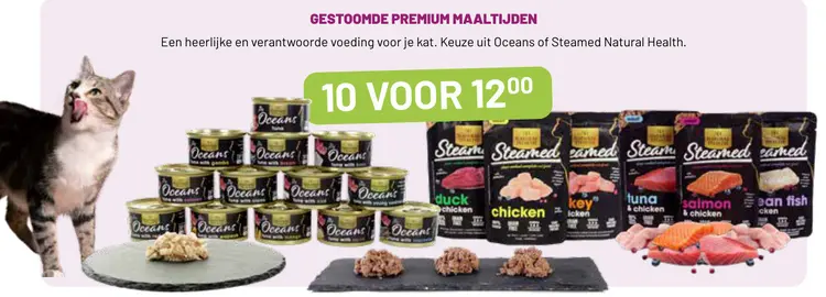 Aanbieding: Oceans & Steamed Natural Health Gestoomde premium maaltijden