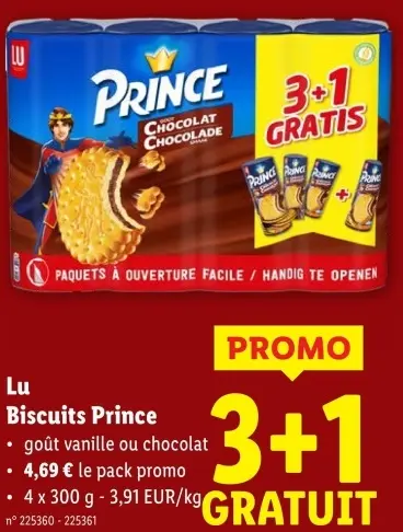 Offre: Biscuits Prince