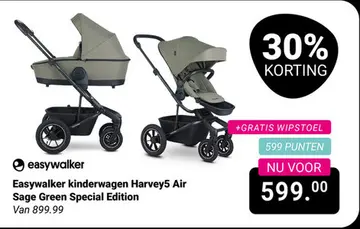 Aanbieding: Easywalker kinderwagen Harvey5 Air Sage Green