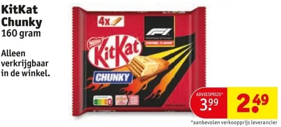 Aanbieding: KitKat Chunky