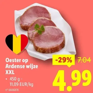 Aanbieding: Oester op Ardense wijze XXL