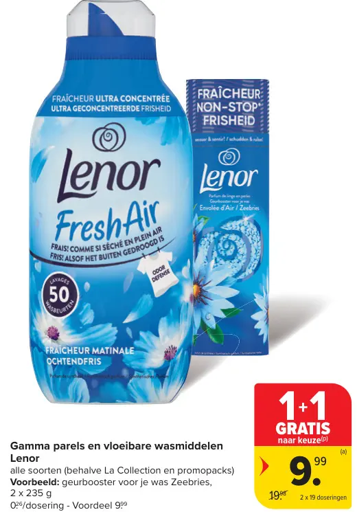 Aanbieding: Gamma parels en vloeibare wasmiddelen