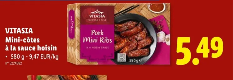 Offre: Mini-côtes à la sauce hoisin