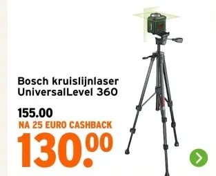 Aanbieding: kruislijnlaser UniversalLevel 360