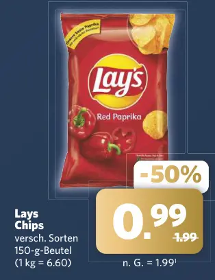 Aanbieding: Chips Red Paprika