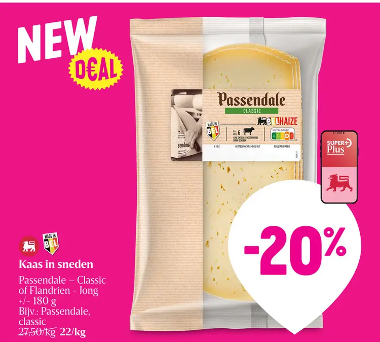 Promotie: Kaas in sneden Passendale - Classic of Flandr