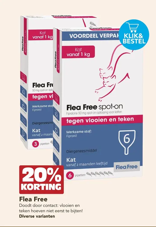Aanbieding: Flea Free spot-on