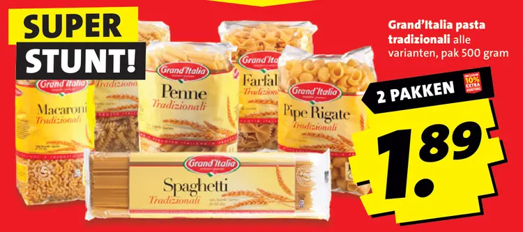 Aanbieding: Pasta tradizionali