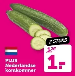 Aanbieding: Nederlandse komkommer