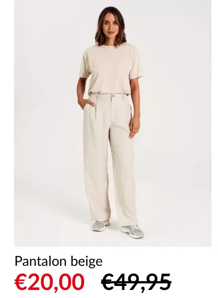 Offre: Pantalon beige