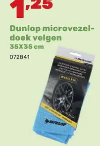 Aanbieding: Dunlop microvezeldoek velgen