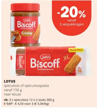 Aanbieding: speculoos of speculoospasta