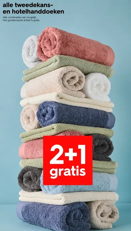 Aanbieding: tweedekans- en hotelhanddoeken