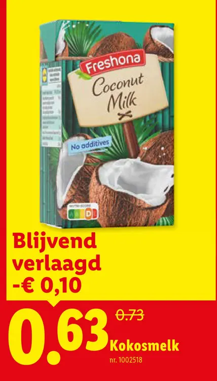 Promotie: Kokosmelk