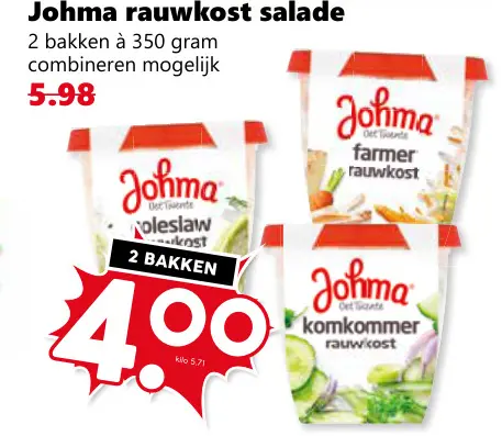 Aanbieding: Rauwkost salade