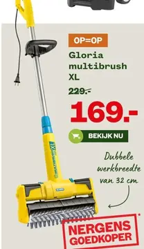 Aanbieding: Gloria multibrush XL