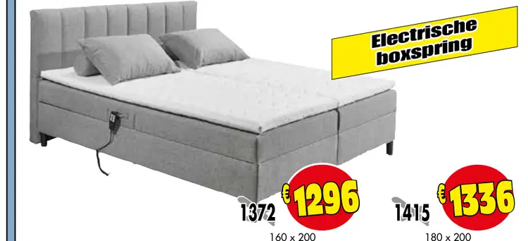 Promotie: Electrische boxspring