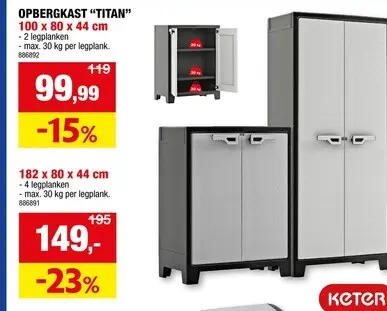 Promotie: Opbergkast Titan