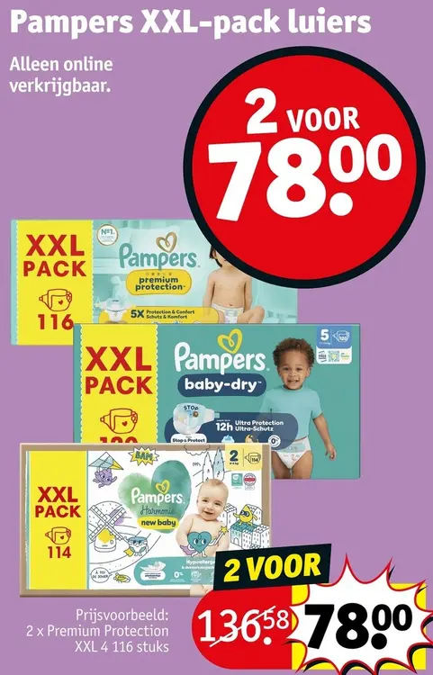Promotie: XXL-pack luiers