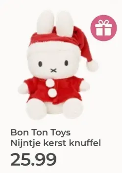 Aanbieding: Nijntje kerst knuffel