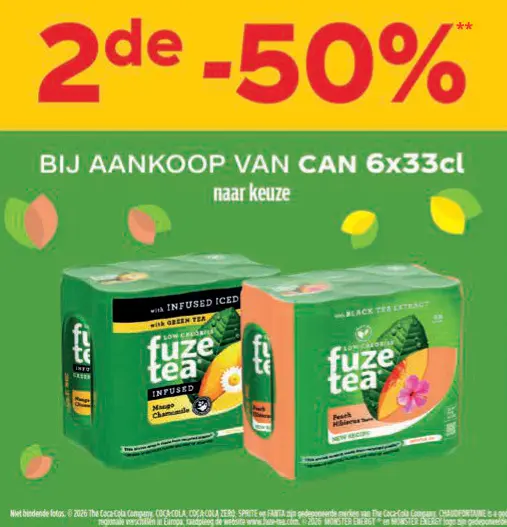 Promotie: Fuze Tea