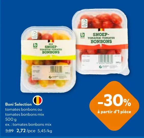 Offre: Tomates bonbons ou tomates bonbons mix