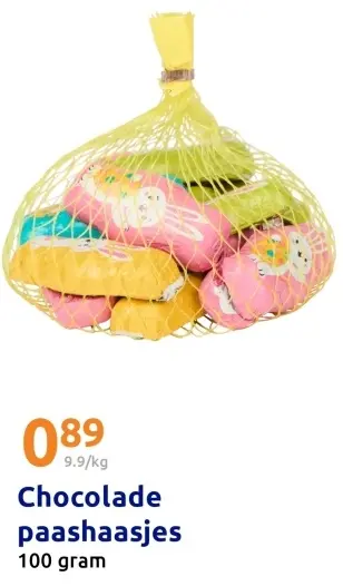 Aanbieding: Chocolade paashaasjes