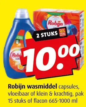 Aanbieding: Robijn wasmiddel