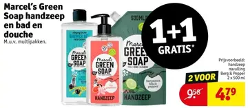 Aanbieding: Marcel's Green Soap handzeep en bad en douche