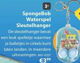 Aanbieding: SpongeBob Waterspel Sleutelhanger