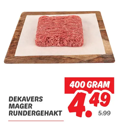 Aanbieding: Dekavers mager rundergehakt