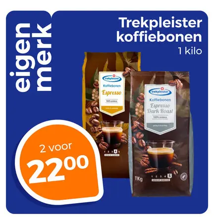 Aanbieding: Trekpleister Koffiebonen 