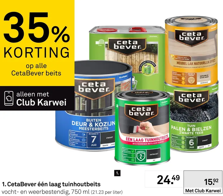 Aanbieding: Alle CetaBever beits