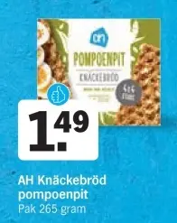 Aanbieding: AH Knäckebröd pompoenpit