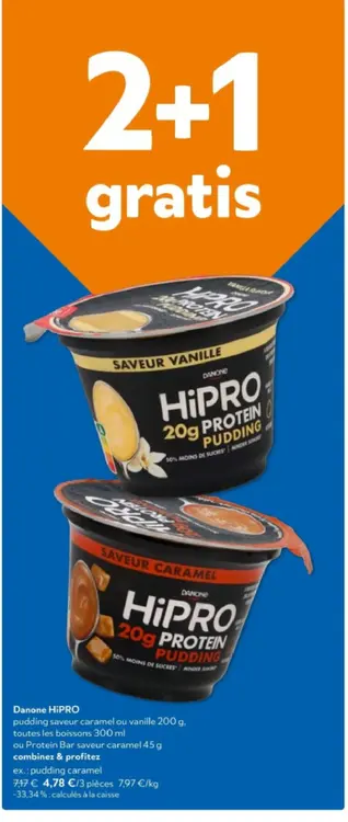 Offre: HiPRO pudding