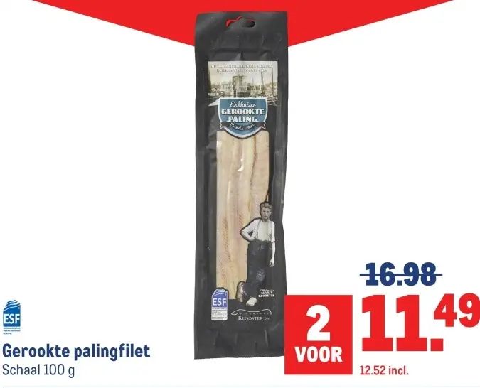 Aanbieding: Gerookte palingfilet