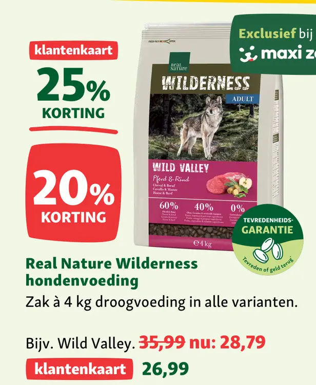 Aanbieding: Wilderness hondenvoeding